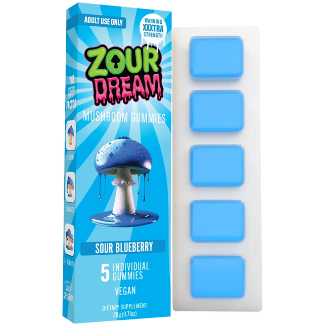 ZD GUMMIES SOUR BLUEBERRY 10CT