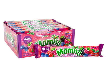 MAMBA 3.72oZ KING SIZE CANDY BERRY TASTY 24PACKS