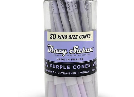 BLAZY PRPLE QUEN SIZE CONE 50CT