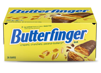 BUTTERFINGER BARS REGULAR SIZE 36COUNT