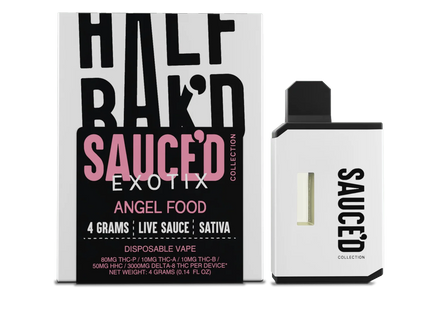 HALF BAK'D 4G EXOTIC SAUCE'D DISPOSABLE 5PACK