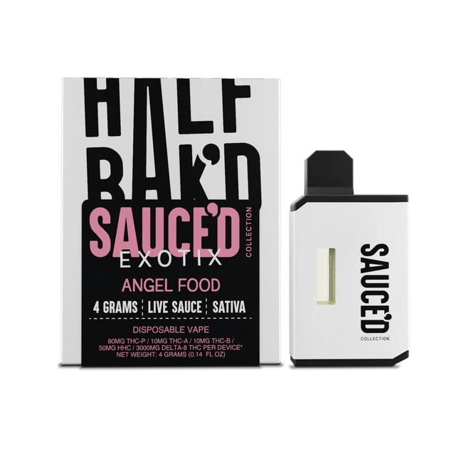 HALF BAK'D 4G EXOTIC SAUCE'D DISPOSABLE 5PACK