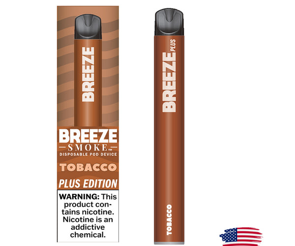 Breeze Smoke Disposable Pod Ends Tobacco BREEZE SMOKE PLUS DISPOSABLE VAPE 800 PUFFS TOBACCO Milwaukee Import Breeze Smoke Disposable Pod Ends Tobacco BREEZE SMOKE PLUS DISPOSABLE VAPE 800 PUFFS TOBACCO Milwaukee Import
