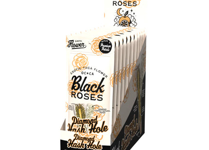BLACK ROSES 2GRAM DIAMOND HASH HOLES PRE-ROLL  10PK
