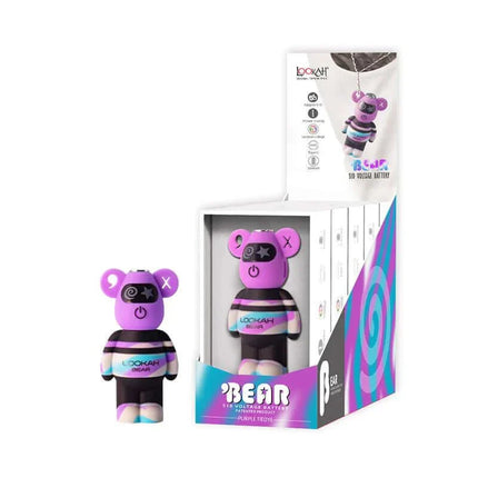 LOOKAH BEAR  PURPLE TIE DYE