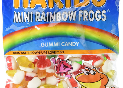 HARIBO 5oZ GUMMI CANDY MINI RAINBOW FROGS 1COUNT