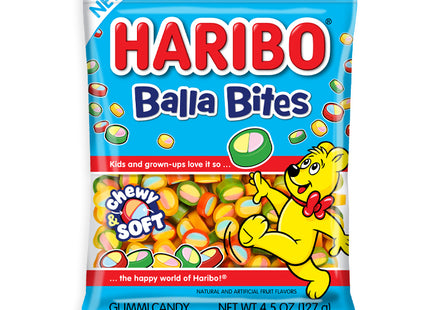 HARIBO 4.5oZ GUMMI CANDY BALLA BITES 1COUNT