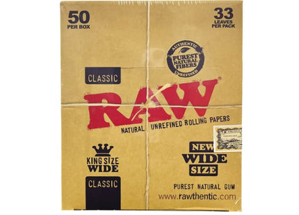 RAW CLASSIC KING SIZE WIDE 50 / BOX
