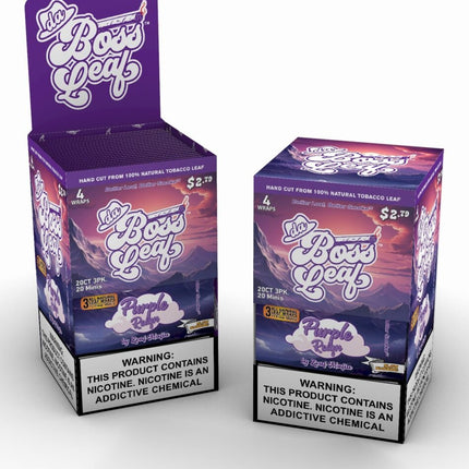 BOSS LEAF 20CT-3PK PURPLE REIGN