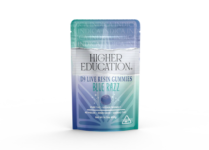 HIGHER EDUCATION D9 LIVE RESIN 30MG GUMMIES JUMBO BOX  50PACK