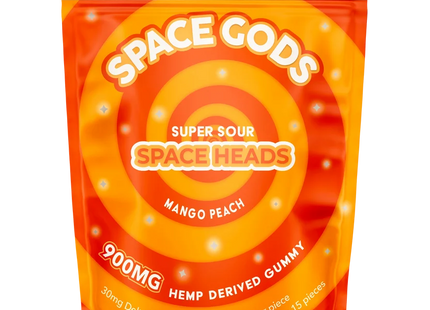 SPACEGODS SUPER SOUR SPACE HEADS 900MG 5PACK