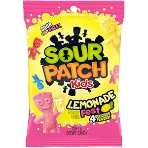 SOUR PATCH KIDS 8.02oZ CHEWY CANDY LEMONADE FEST 1COUNT