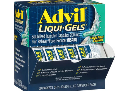 ADVIL LIQ GELS - 25 CT