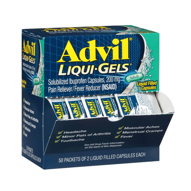 ADVIL LIQ GELS - 25 CT