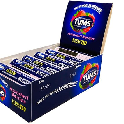 TUMS EXTRA ASTRD BERRIES-12ROLL