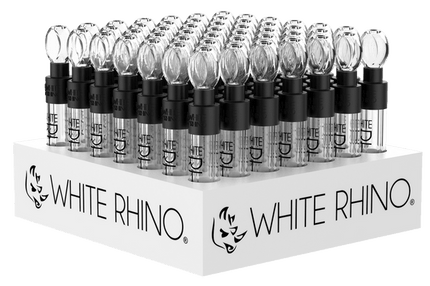 WHITE RHINO GLASS BLUNT - 49 CT