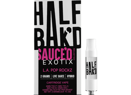 HALF BAK'D EXOTIC SAUC'D 2G CARTRIDGE 5PACK