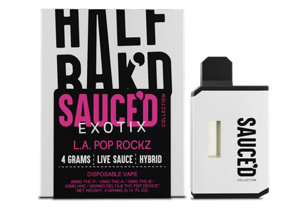 HALF BAK'D 4G EXOTIC SAUCE'D DISPOSABLE 5PACK