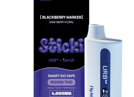 URB STICKI SMART AIO ROSIN THC 4G DISPOSABLE  6PACK