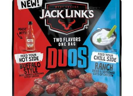 JACK LINK'S 2.85oZ DUO'S FRANK'S RED HOT & RANCH BEEF JERKY 1COUNT