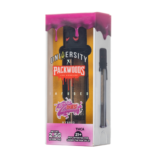 UNIVERSITY x PACKWOODS  2.5G PINK ZABURST