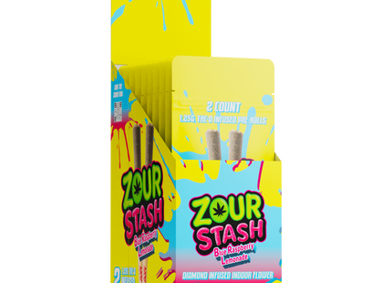 ZOUR  1.5G THC-A INFUSED PRE-ROLL - PRE-PRICES 7.99$ 10PKS - 2CT