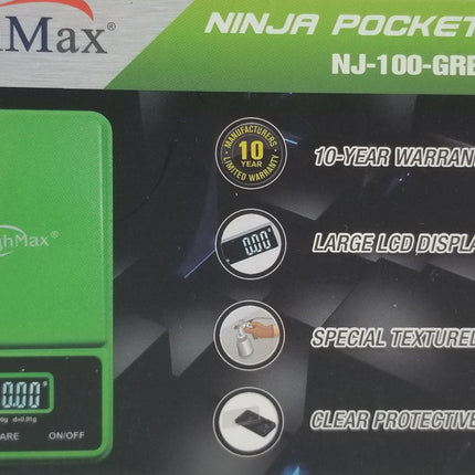 WEIGHMAX NJ-100-GREEN 1CT