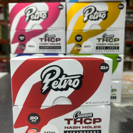 PETRO THC-P 2G HASH HOLE PRE-ROLL STRAWBERRY 20COUNT