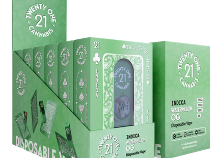 21 2ML DISP WATERMELON OG 6PK