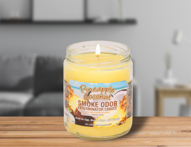 SMOKE CANDLE|PINEAPPLE CO13 OZ