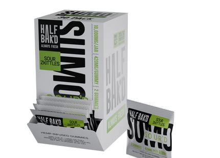 HALF BAK'D SUMO SOURD 2PK GUMMIES  30PACKS