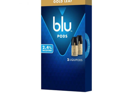 BLU PODS 2.4%NIC GOLD LEAF 5PK
