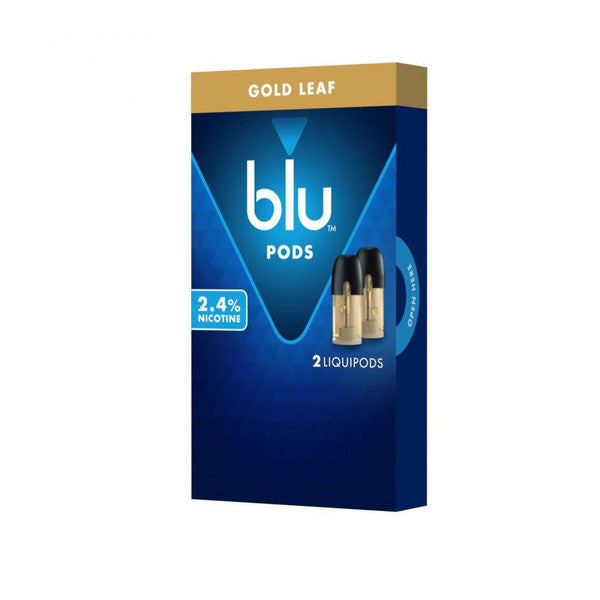 BLU PODS 2.4%NIC GOLD LEAF 5PK