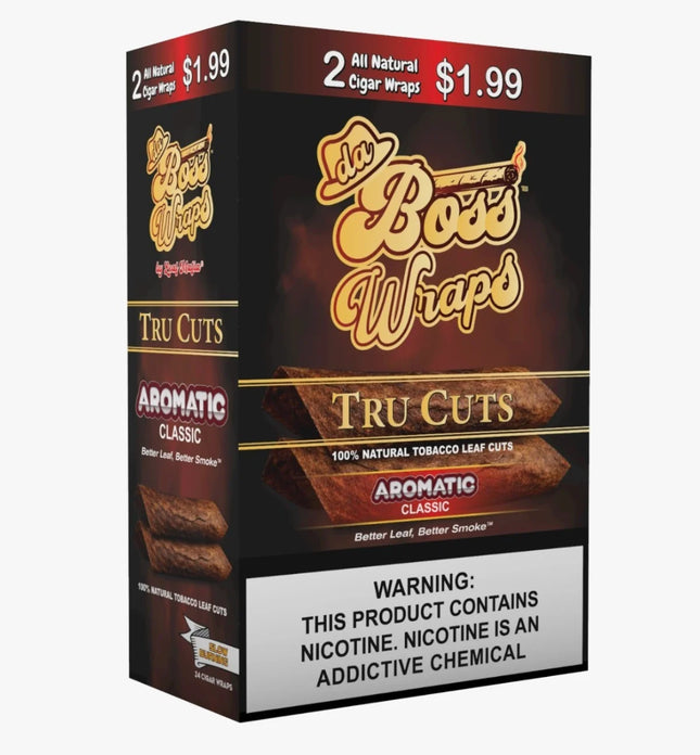 BOSS WRAPS TRU CUTS PRE-PRICED 2 FOR $1.99 12PACKS