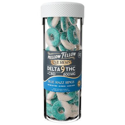 MF D9 GUMMIES BLUE RAZZ 800MG