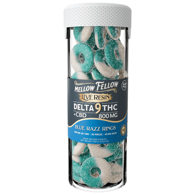MF D9 GUMMIES BLUE RAZZ 800MG
