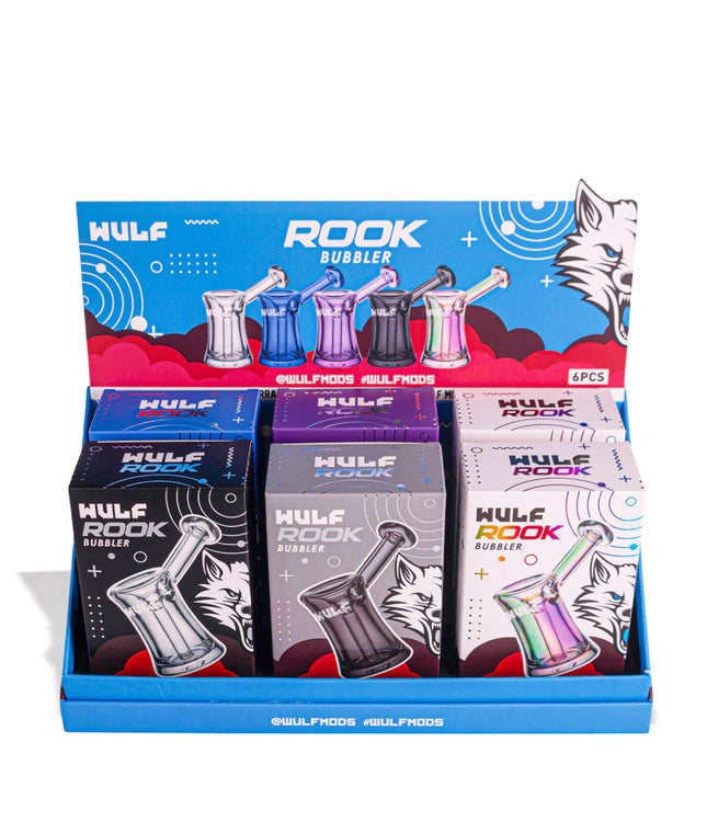 WULF GLASS ROOK BUBBLER 6PK