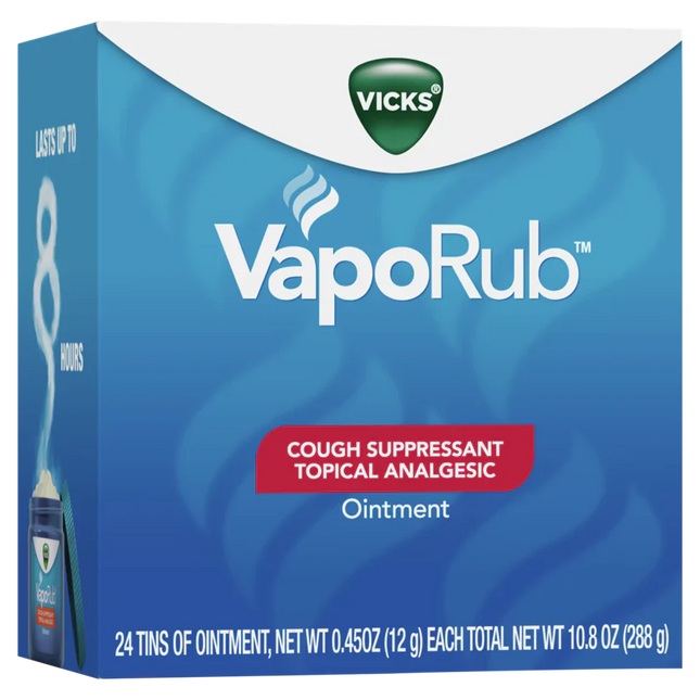 VICKS VAPOR RUB - 24 TINS