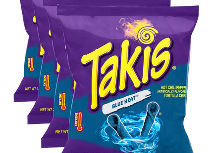 TAKIS 3.25oZ TORTILLA CHIPS BLUE HEAT 1PACK