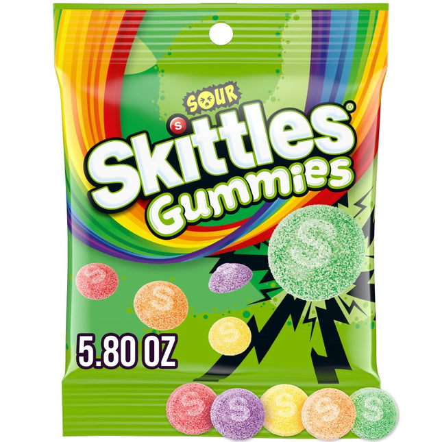 SKITTLES 5.8oZ SOUR GUMMIES SOUR 1COUNT