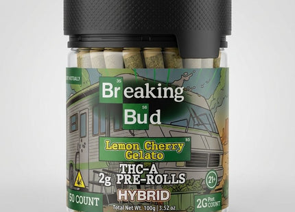 BREAKING BUD THC-A 2G PRE-ROLLS 50COUNT