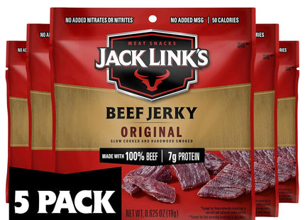 JACK LINK'S 0.625oZ 5BAGS LUNCHBOX READY ORIGINAL BEEF JERKY 1COUNT