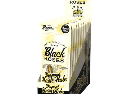 BLACK ROSES 2GRAM DIAMOND HASH HOLES PRE-ROLL  10PK