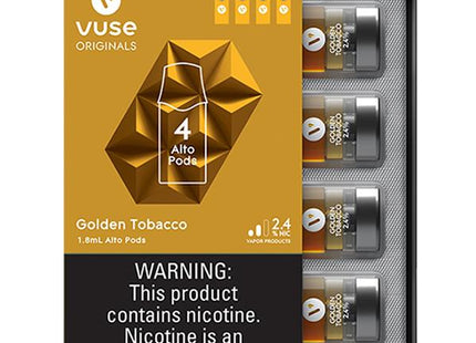 VUSE ALTO GLDN TOBACCO 2.4%X4