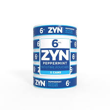 ZYN NICOTINE POUCHES 6MG $1 OFF PEPPERMINT 5PACK