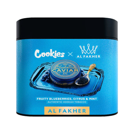 FAKHER COOKIE SHISHA TOBACCO 8oZ BLUEBERRY CAVIAR