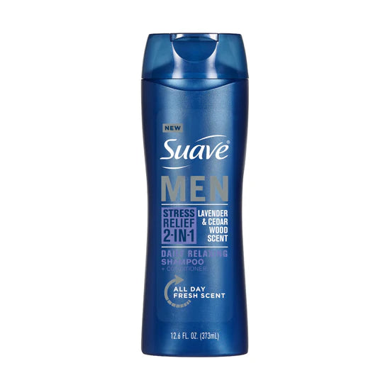 SUAVE MEN 2 IN 1 STRESS RELIEF 12.6 OZ