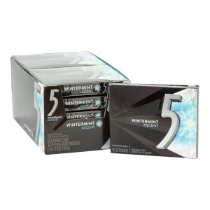 WRIGLEY'S  5 SUGARFREE GUM 10PACKS