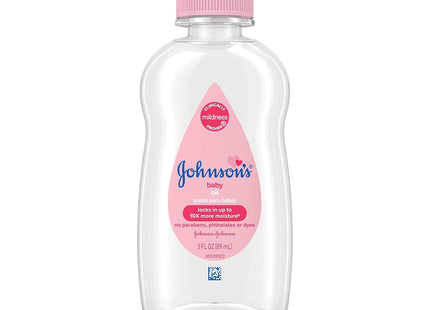 JOHNSON'S BABY OIL 3 OZ- 8CT
