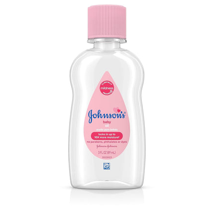 JOHNSON'S BABY OIL 3 oZ- 8CT